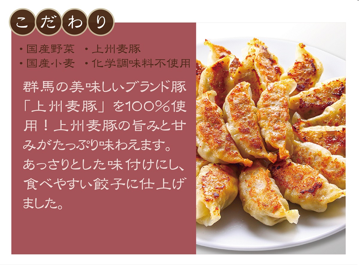 餃子工房RONの上州麦豚ぎょうざ 60個 (20個×3袋) 冷凍餃子 餃子 冷凍 冷凍食品 【上州麦豚使用】 餃子 ぎょうざ ギョーザ 肉餃子 ...