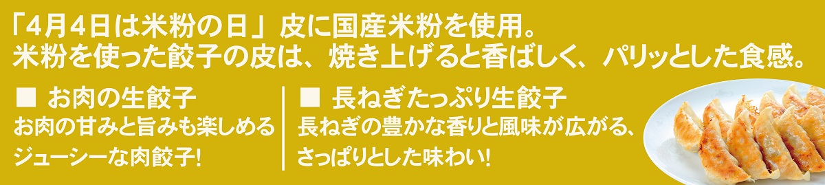 米粉皮使用の餃子セット